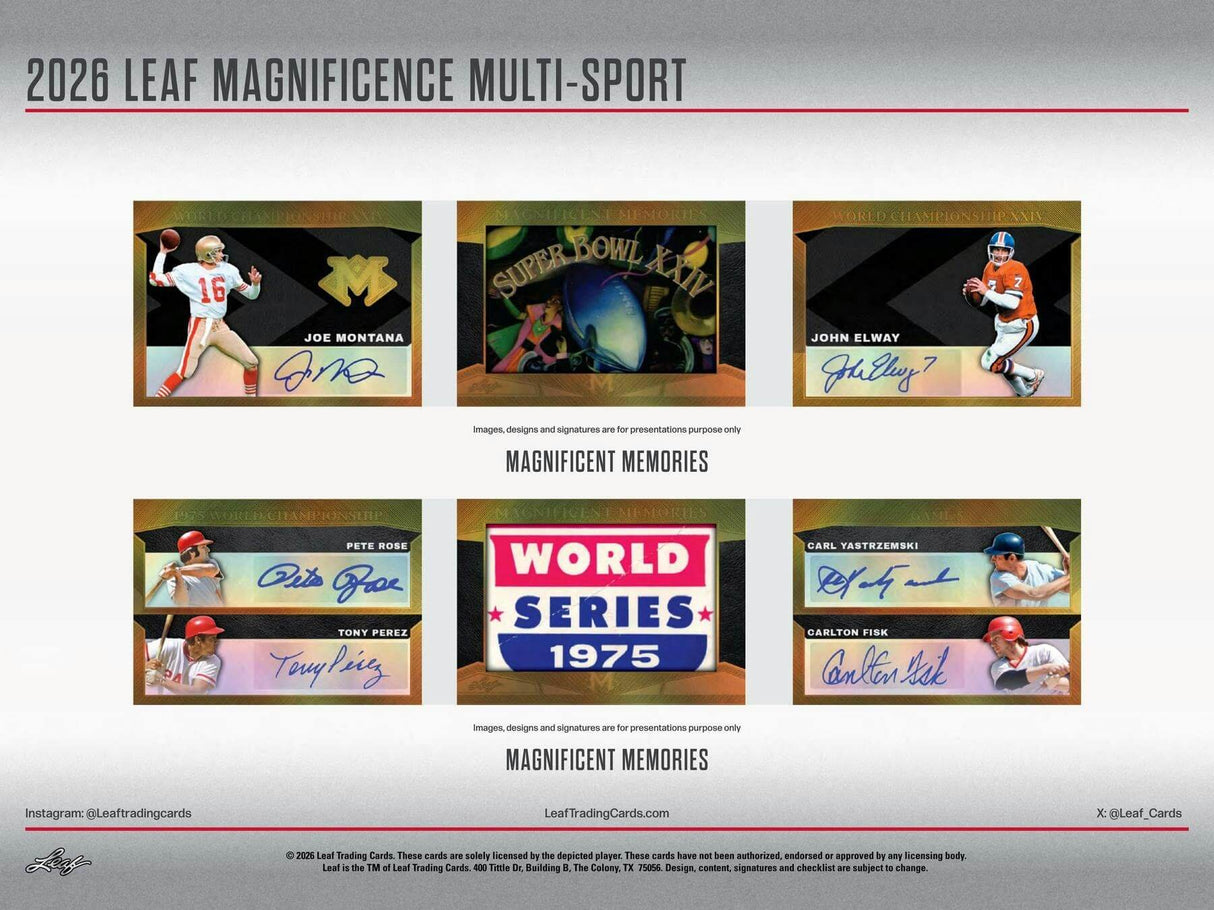 2026 Leaf Magnificence Hobby Box