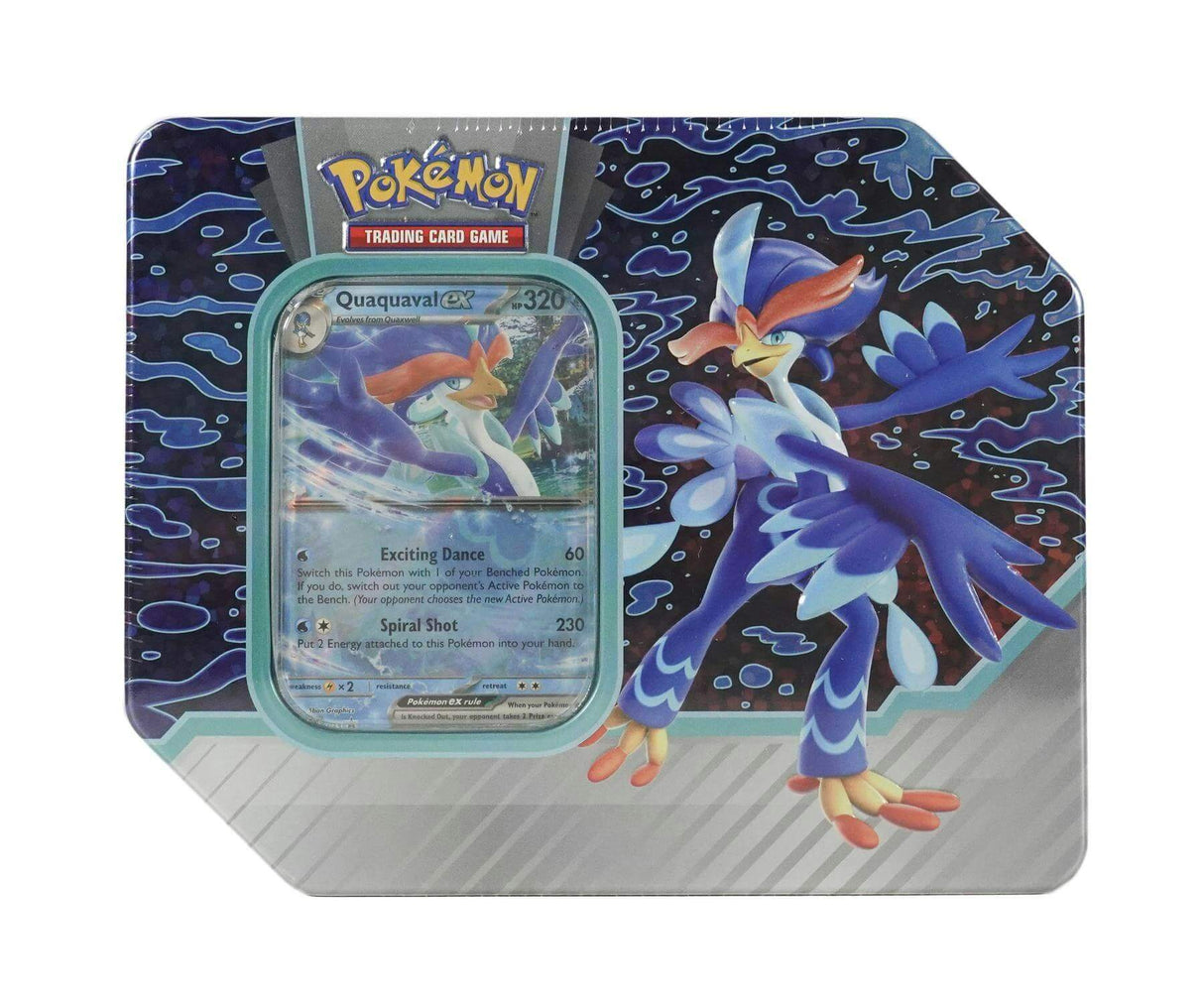Pokemon TCG: Paldea Partners Tin (Meowscarada ex / Skeledirge ex / Quaquaval ex)
