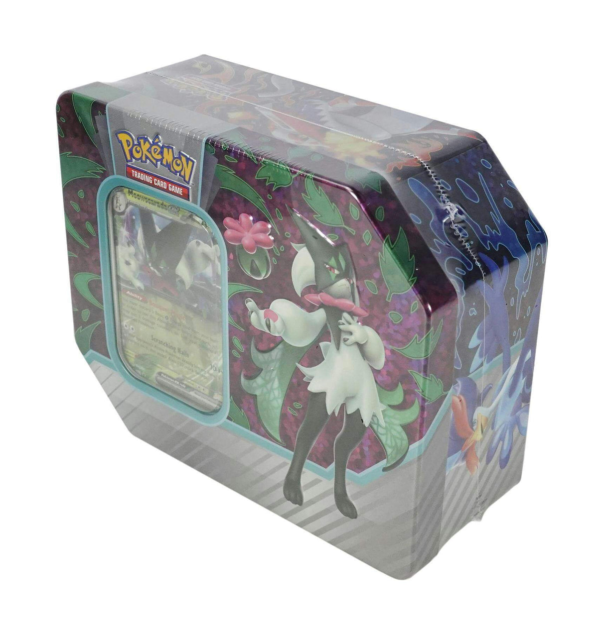 Pokemon TCG: Paldea Partners Tin (Meowscarada ex / Skeledirge ex / Quaquaval ex)