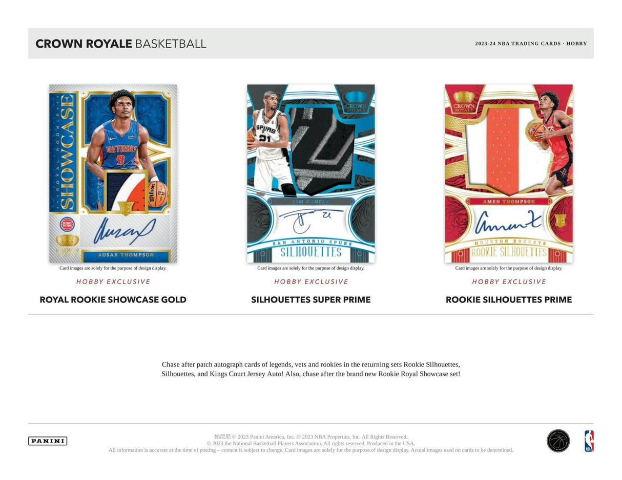 2023/24 Panini Crown Royale Basketball Hobby Box