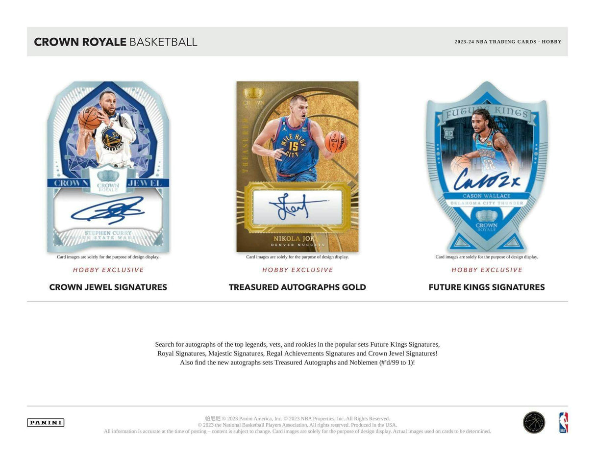2023/24 Panini Crown Royale Basketball Hobby Box