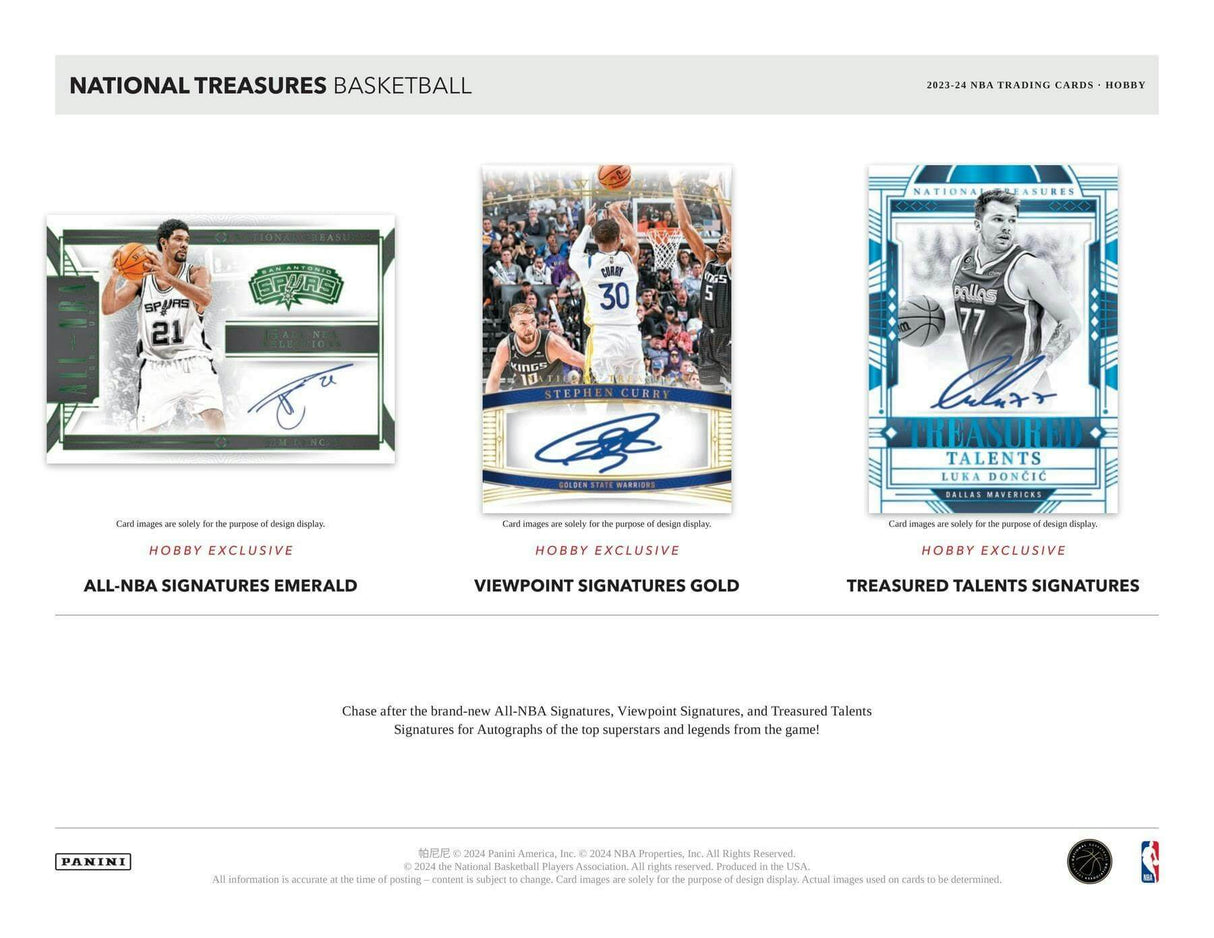 2023/24 Panini National Treasures Basketball Hobby Box