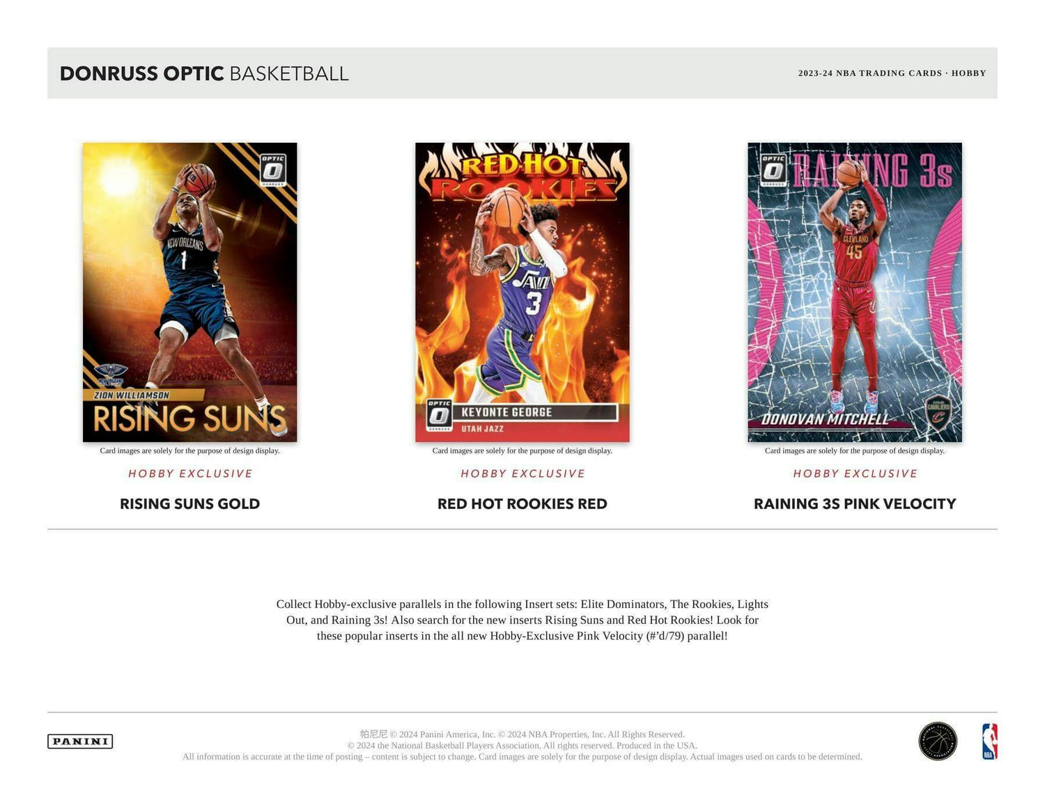 2023/24 Panini Donruss Optic Basketball Hobby Pack