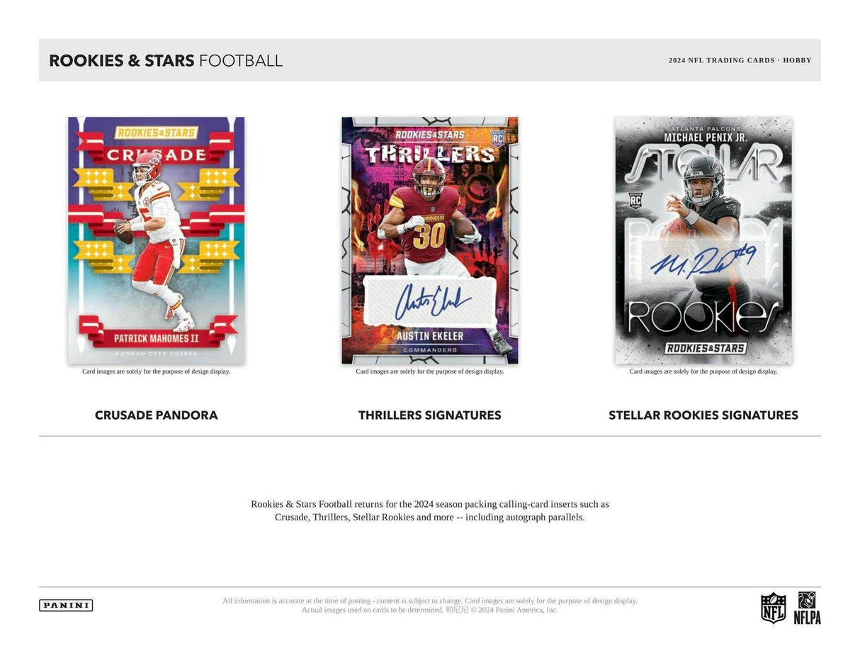2024 Panini Rookies & Stars Football Hobby Pack