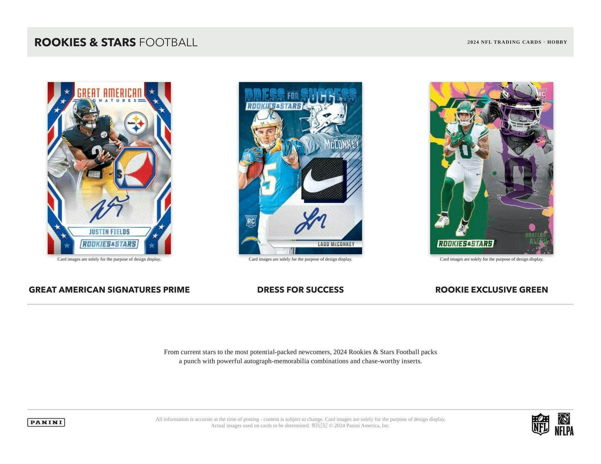 2024 Panini Rookies & Stars Football Hobby Pack