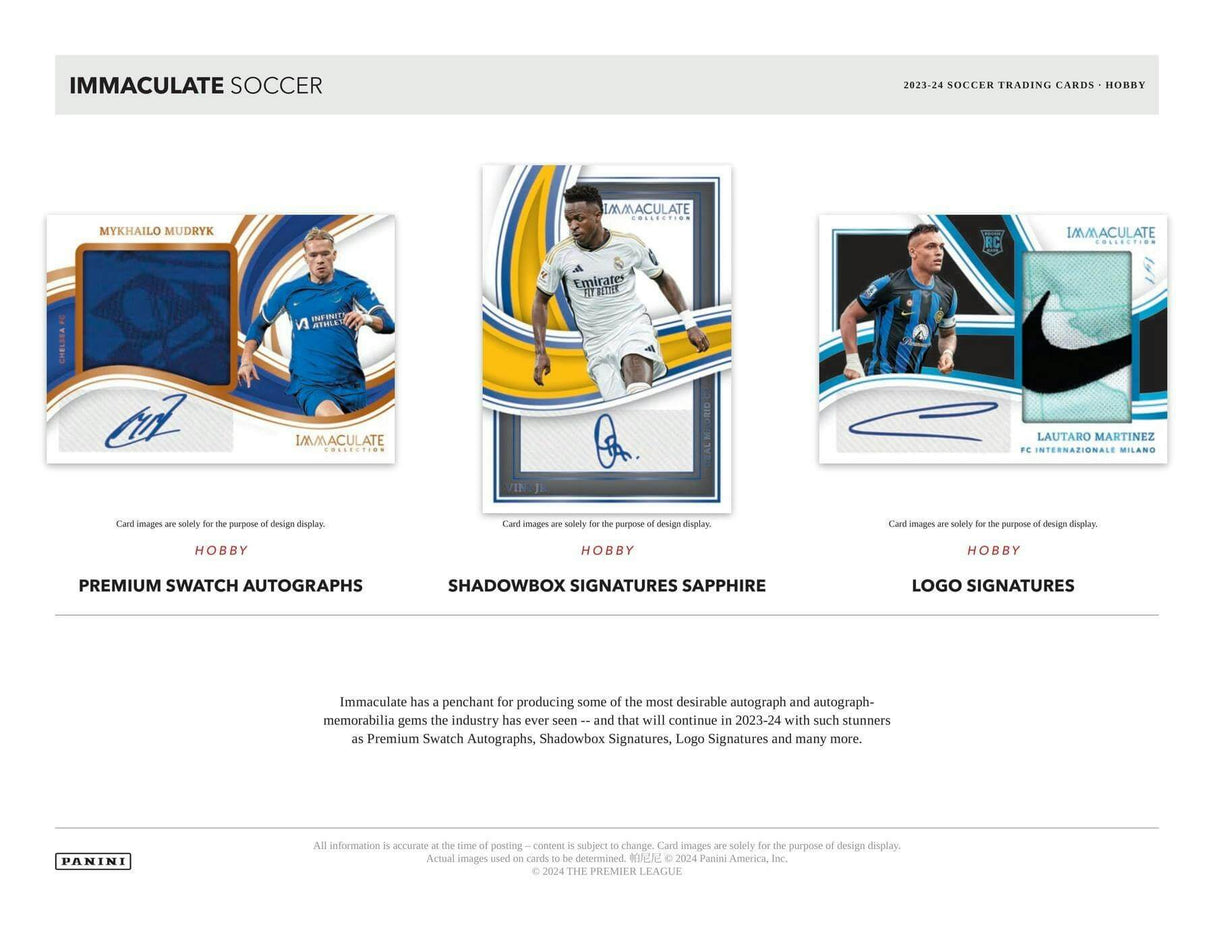 2023/24 Panini Immaculate Soccer Hobby Box