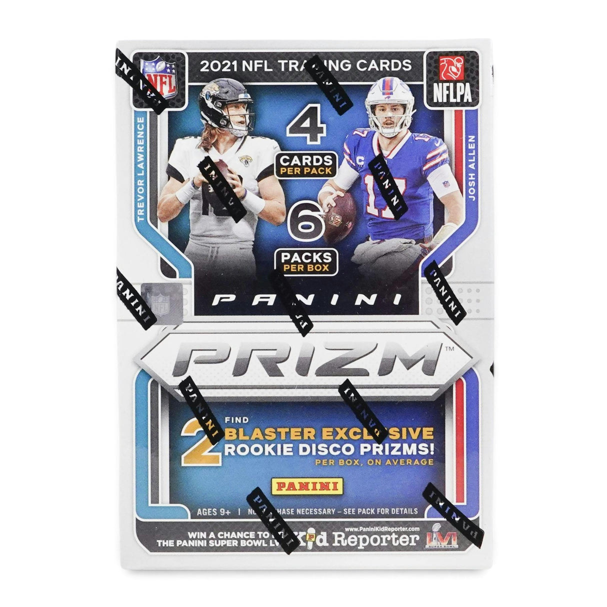 2021 Panini Prizm Football 6-Pack Blaster Box (Disco Prizms!)