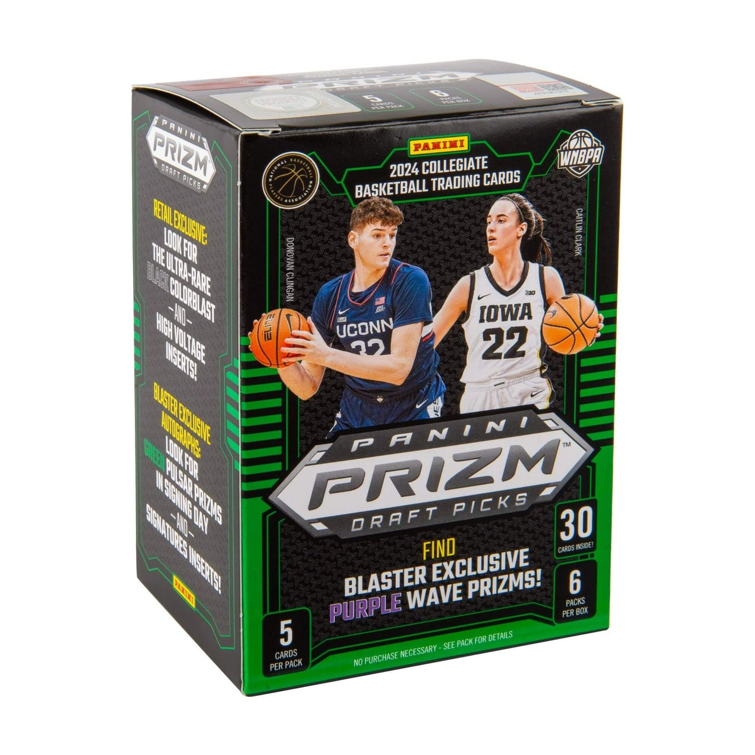 2024/25 Panini Prizm Draft Picks Collegiate Basketball Blaster Box (Purple Wave Prizms!)