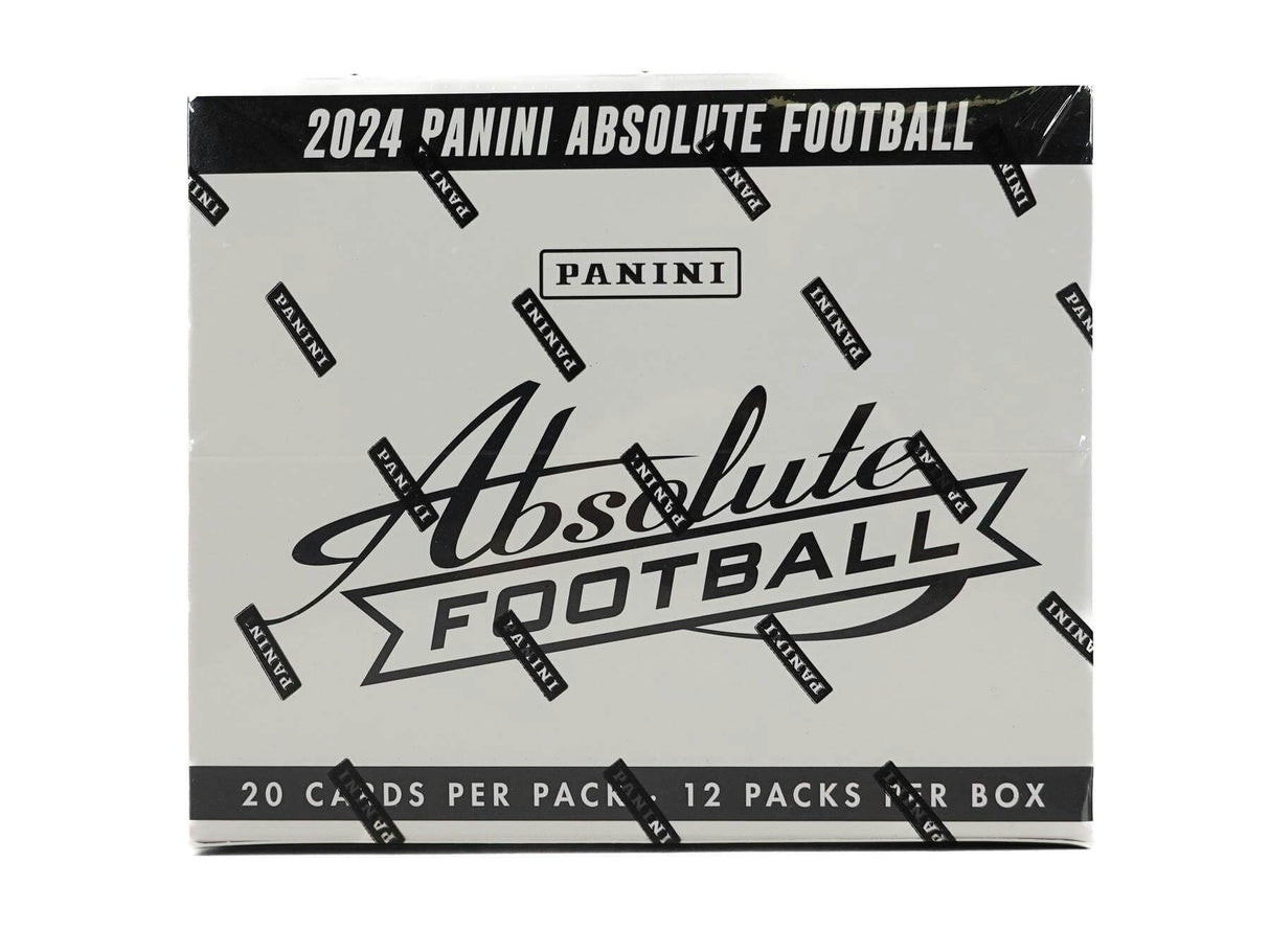 2024 Panini Absolute Football Jumbo Value Cello 12-Pack Fat Pack Box