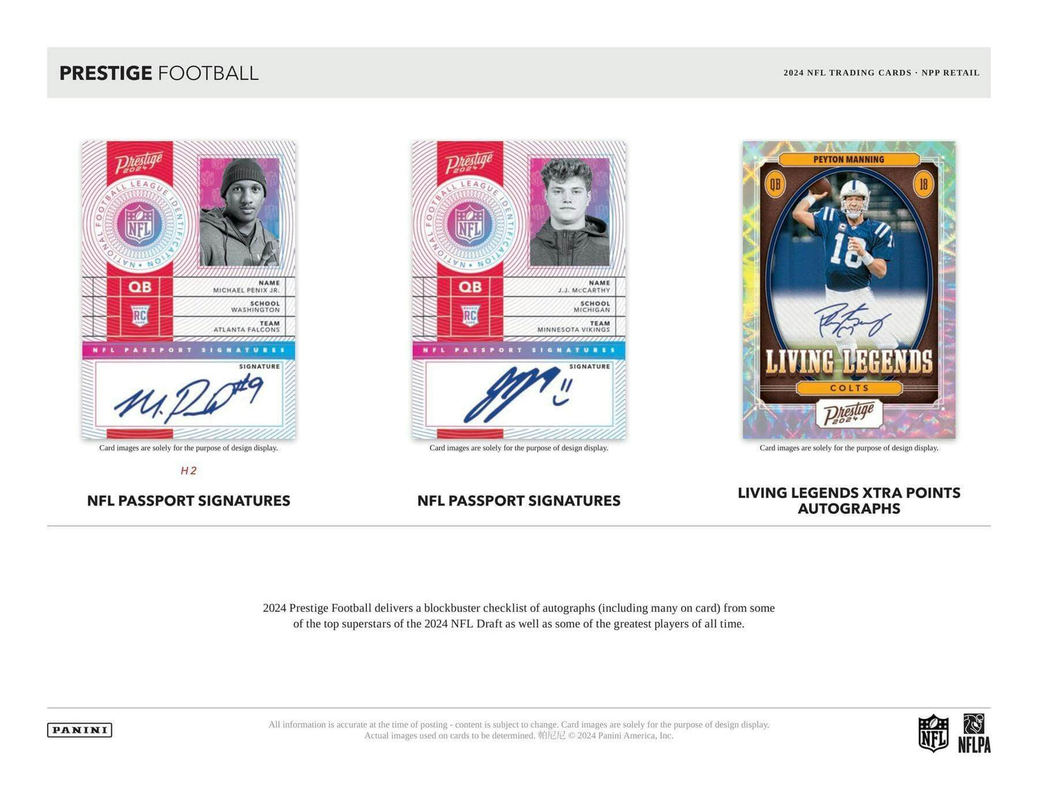 2024 Panini Prestige Football Jumbo Value Pack