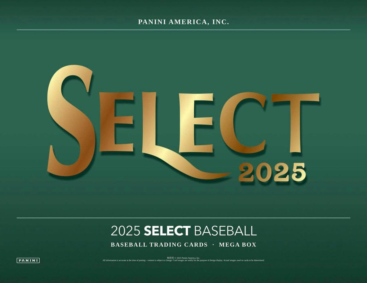 2025 Panini Select Baseball Mega 20-Box Case