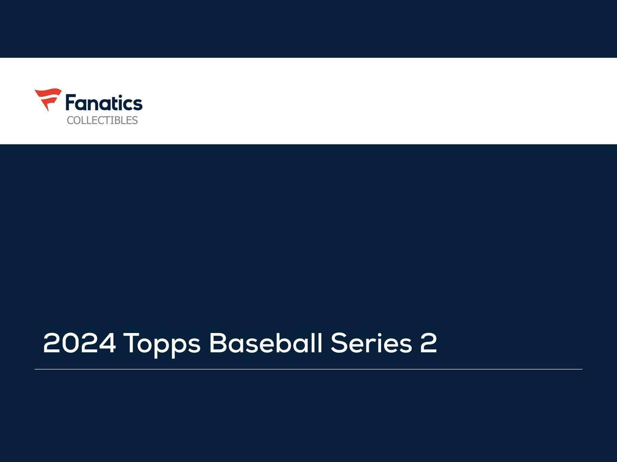 2024 Topps Series 2 Baseball Retail 20-Pack Box
