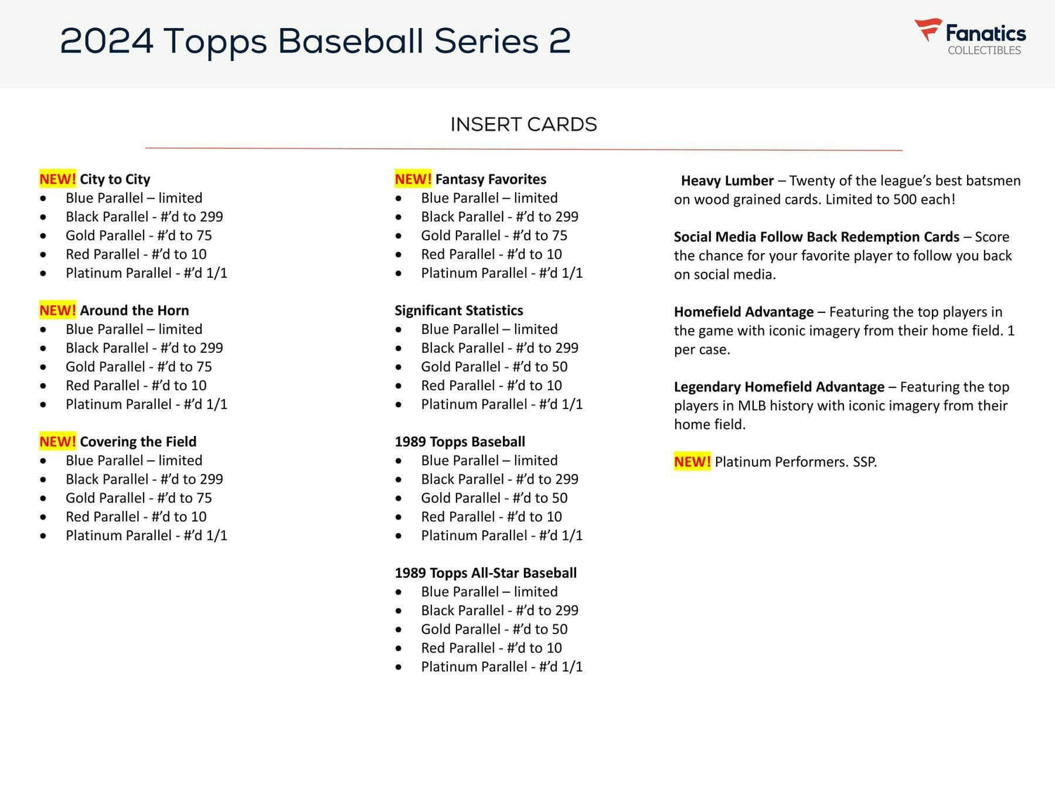 2024 Topps Series 2 Baseball Retail 20-Pack Box