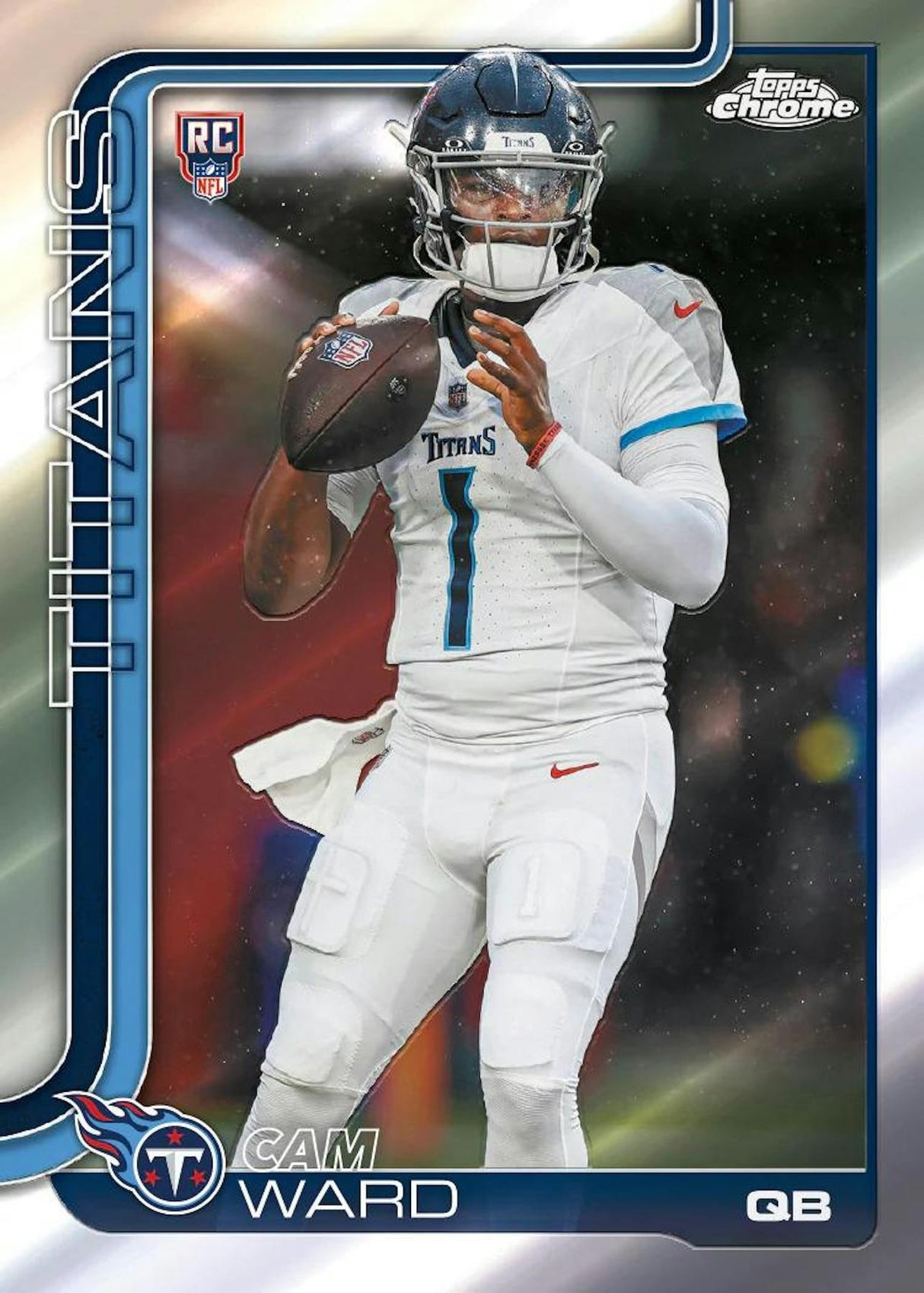 2025 Topps Chrome Football Blaster Box
