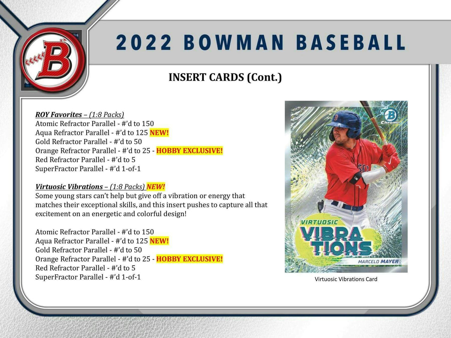 2022 Bowman Baseball Hobby Pack
