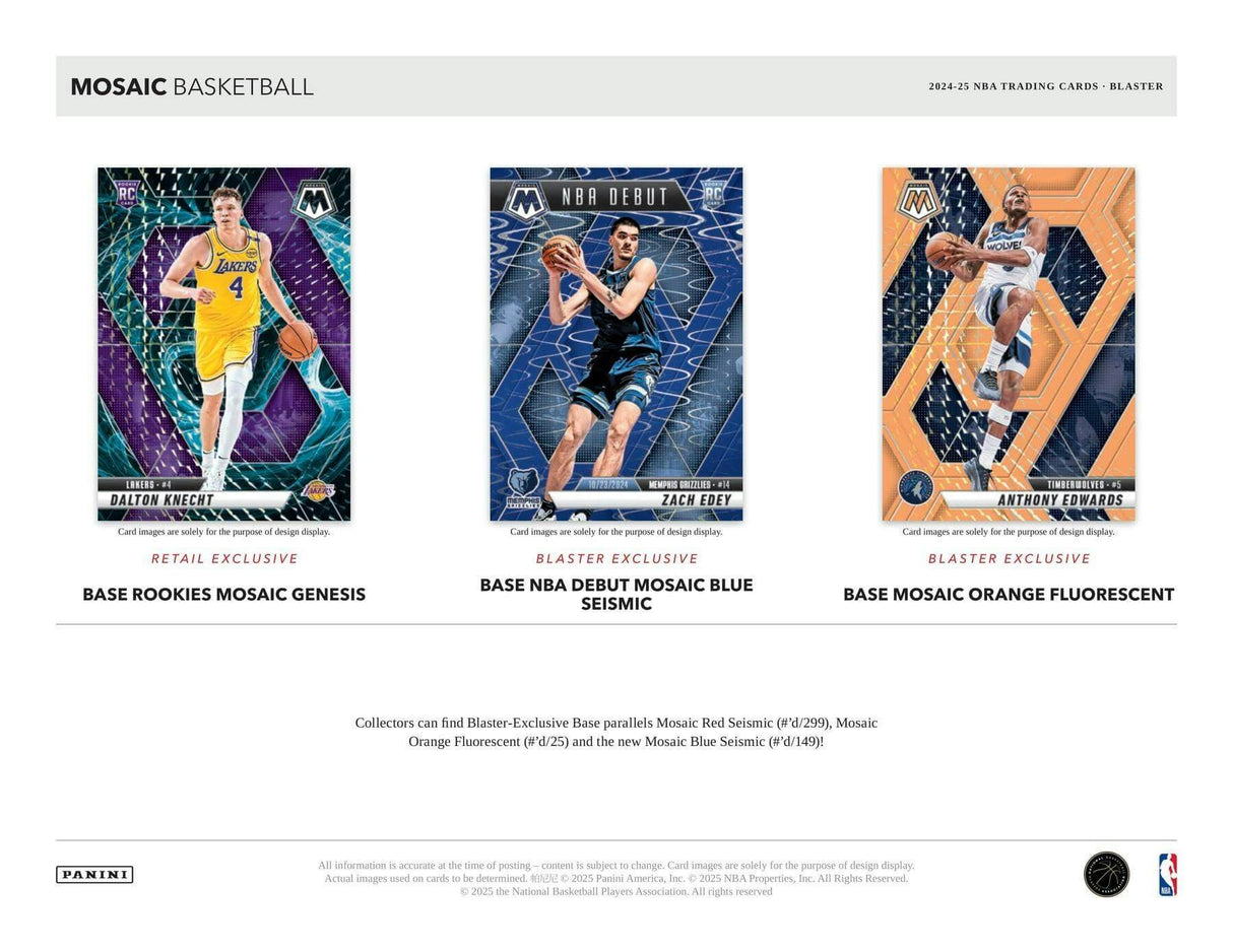 2024/25 Panini Mosaic Basketball 6-Pack Blaster Box