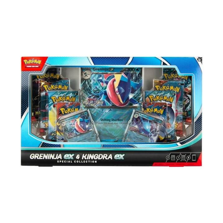 Pokemon TCG: Greninja ex & Kingdra ex Special Collection Box
