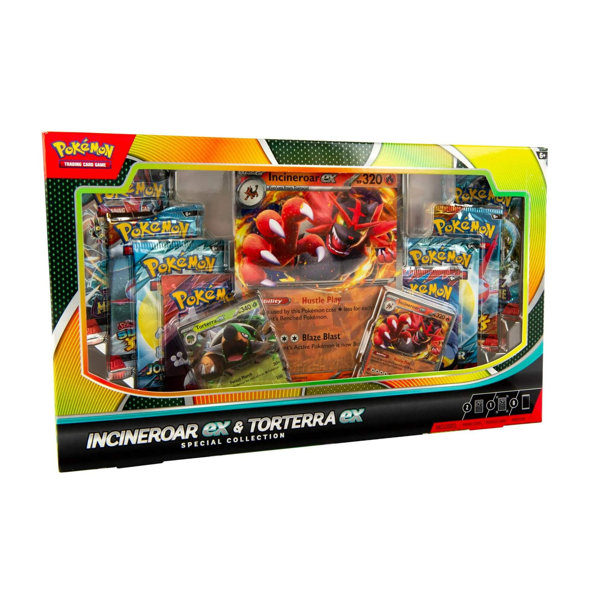 Pokemon TCG: Incineroar ex & Torterra ex Special Collection Box