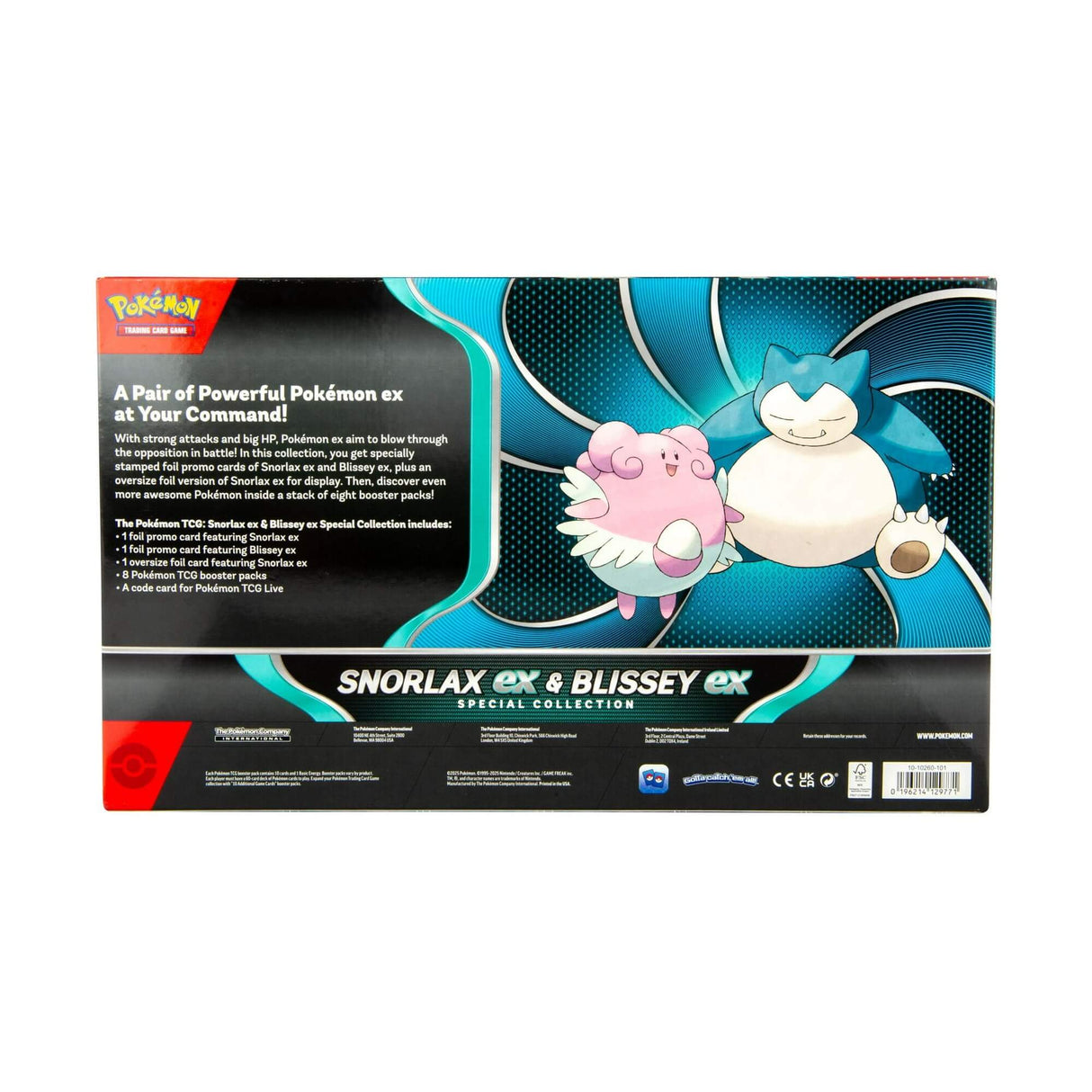 Pokemon TCG: Snorlax ex & Blissey ex Special Collection Box