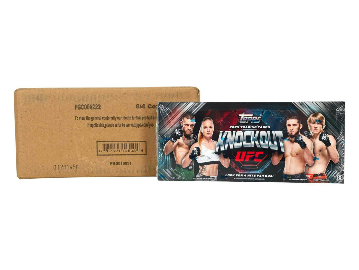 2025 Topps UFC Knockout Hobby 8-Box Case