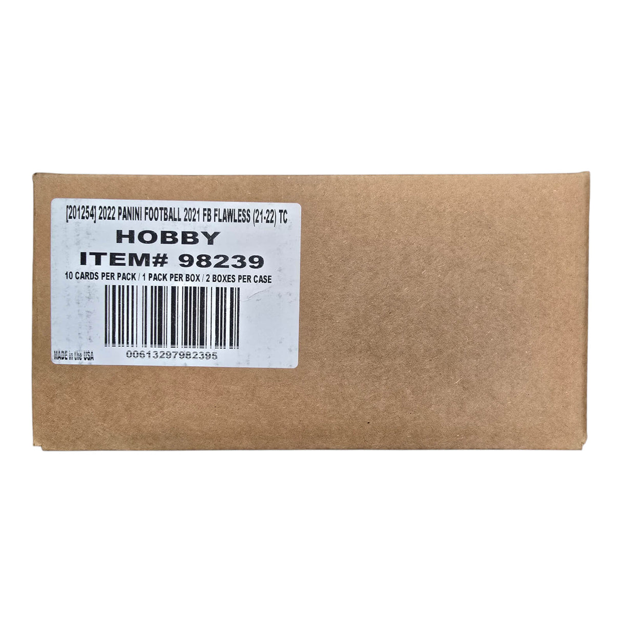 2021 Panini Flawless Football Hobby 2-Box Case