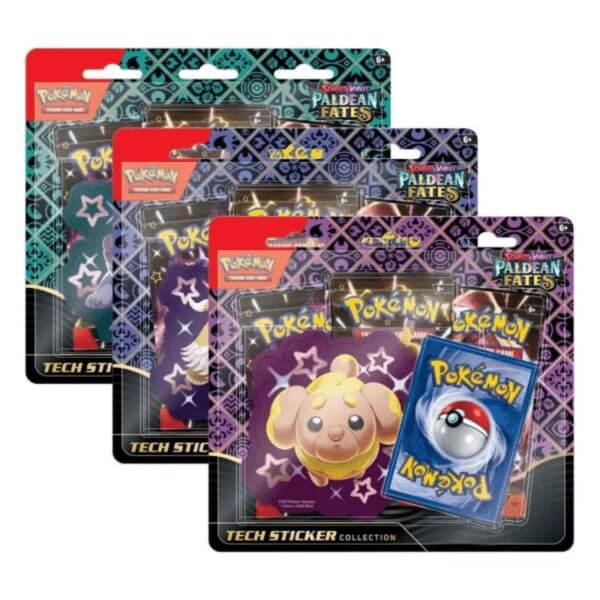 Pokemon TCG: Scarlet & Violet (SV4.5) Paldean Fates Tech Sticker Collection (Various)