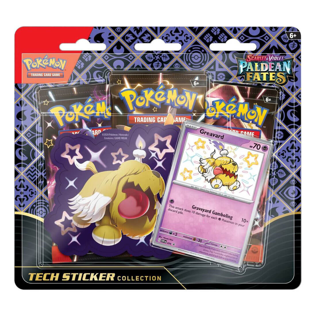 Pokemon TCG: Scarlet & Violet (SV4.5) Paldean Fates Tech Sticker Collection (Various)
