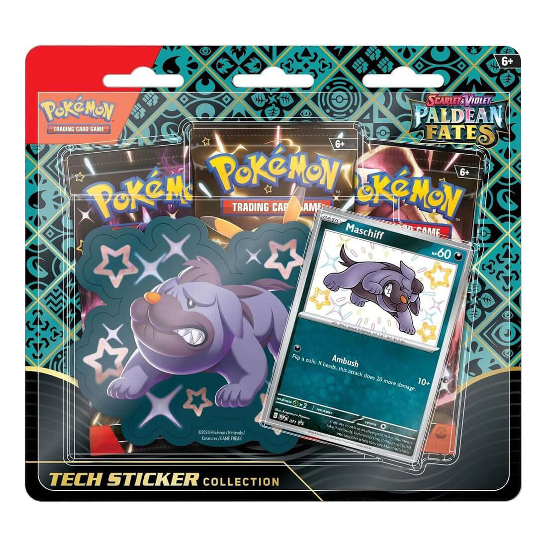 Pokemon TCG: Scarlet & Violet (SV4.5) Paldean Fates Tech Sticker Collection (Various)
