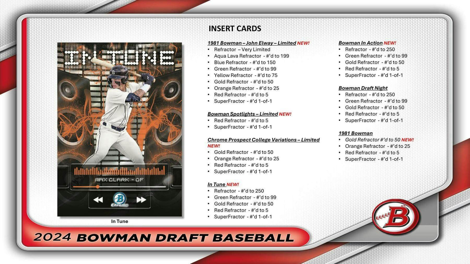 2024 Bowman Draft Baseball Hobby Jumbo Pack