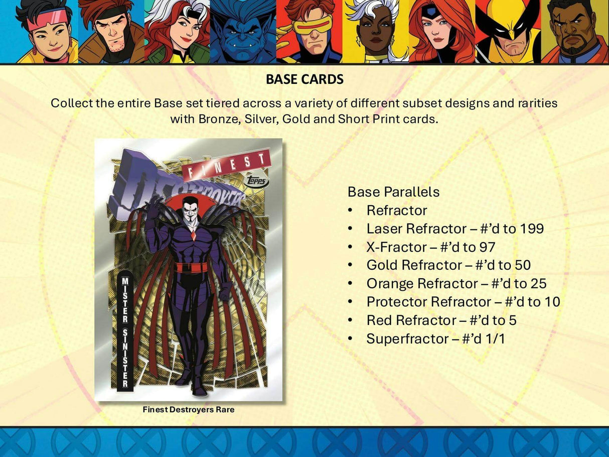X-Men '97 Finest Hobby Box (Topps 2025)