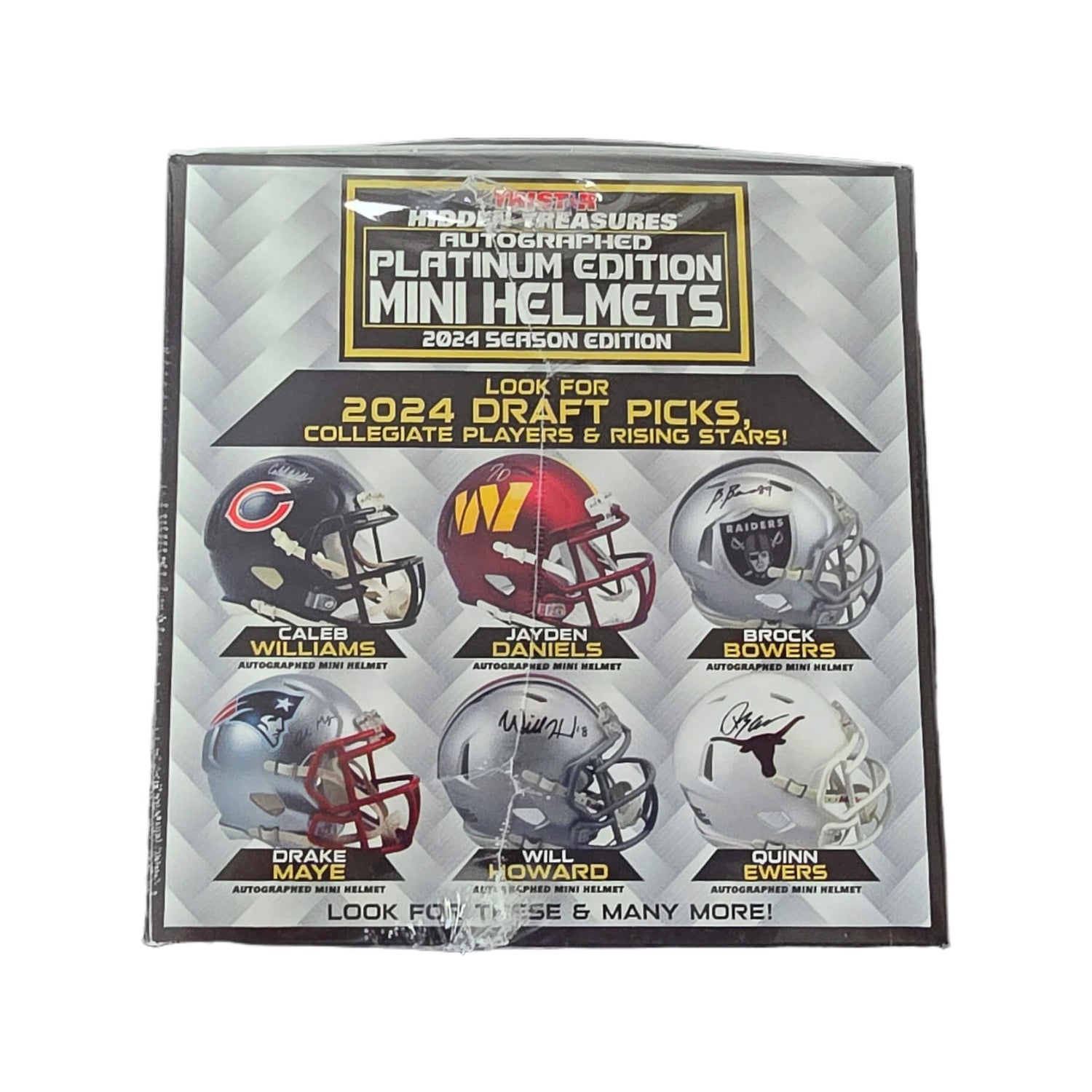 2024 Tristar Hidden Treasures Football Mini Helmet Platinum Season Edition Hobby Box