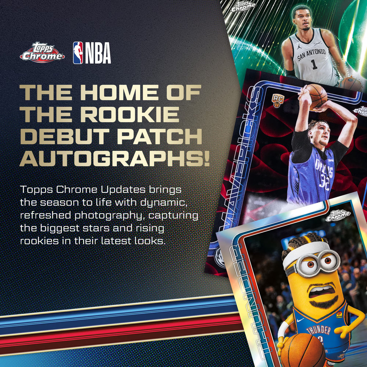 2025/26 Topps Chrome Update Series Basketball Blaster Box