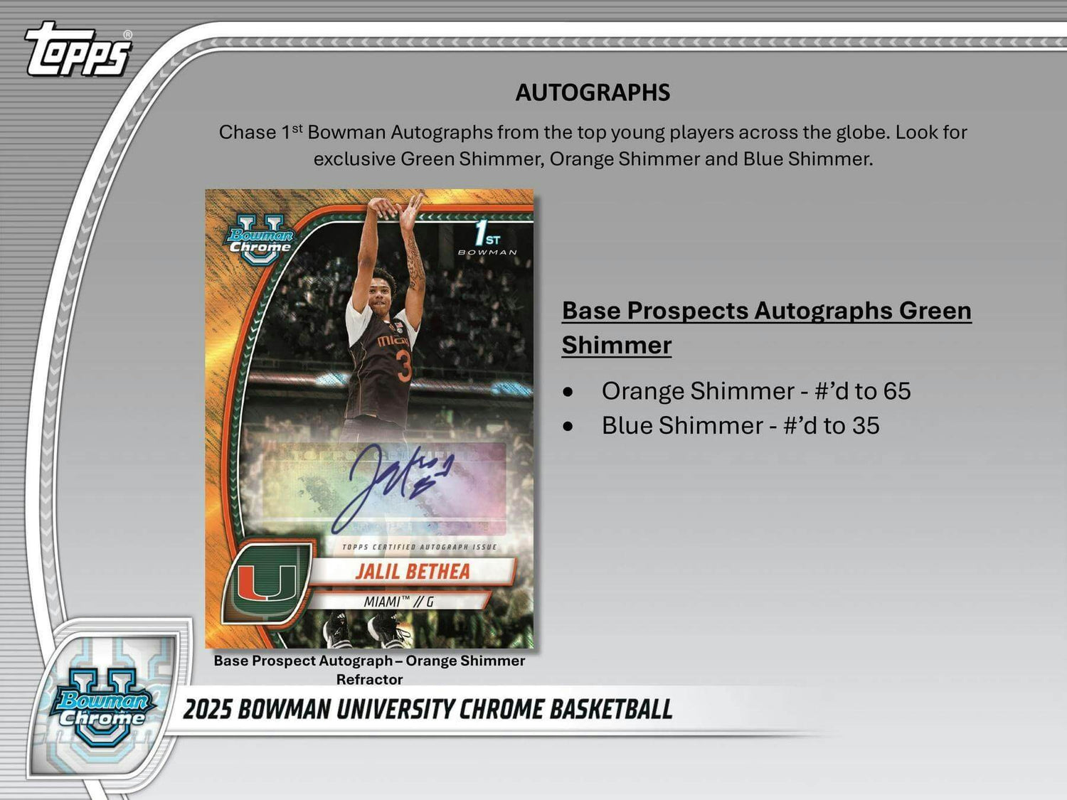 2024/25 Bowman University Chrome Basketball Mega Box