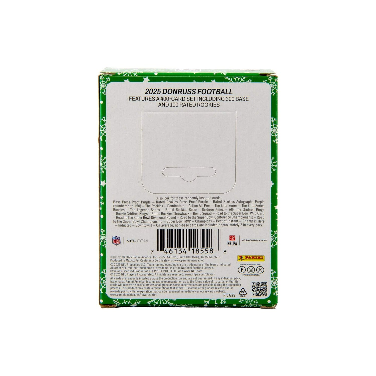 2025 Panini Donruss Football Holiday 60-Tin Case