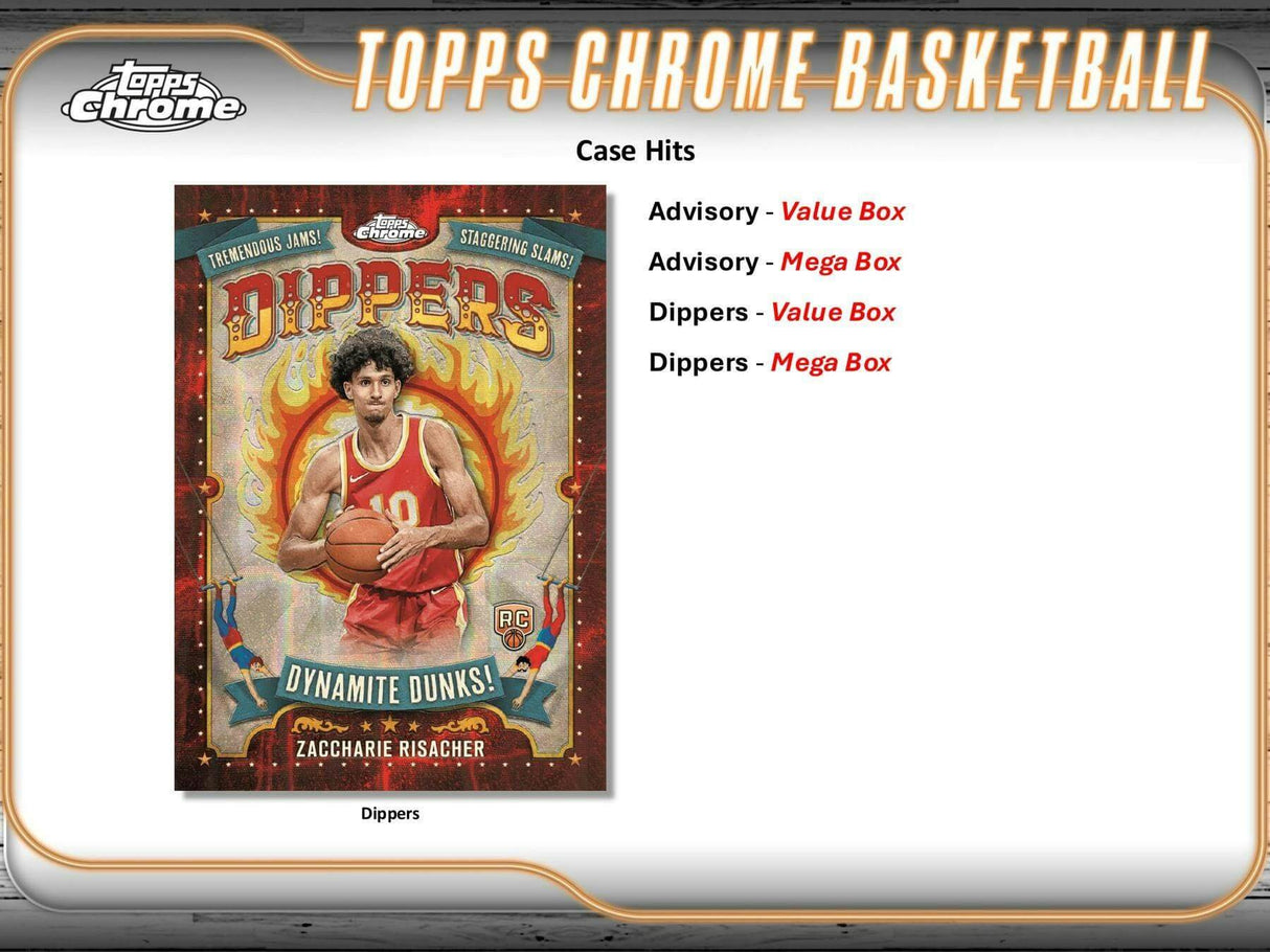 2024/25 Topps Chrome Basketball 8-Pack Blaster Box