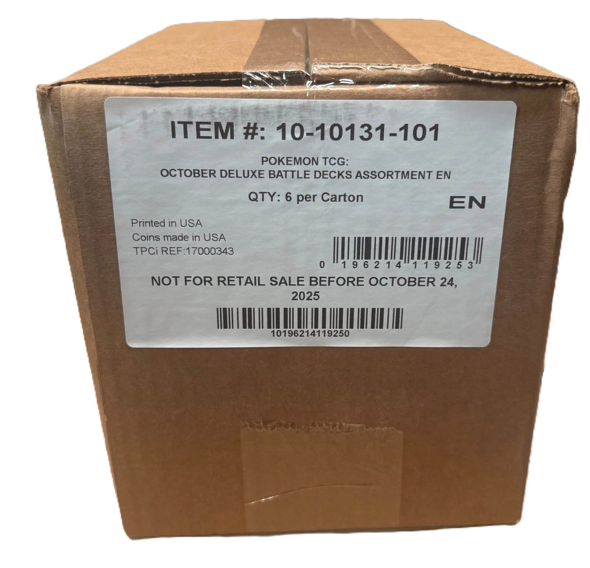 Pokemon TCG: Mega Evolution Phantasmal Flames (ME-02) Mega Battle Deck 6-Box Case