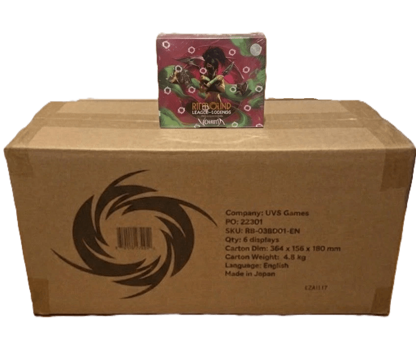 Riftbound League Of Legends: Vendetta Booster Display 6-Box Case