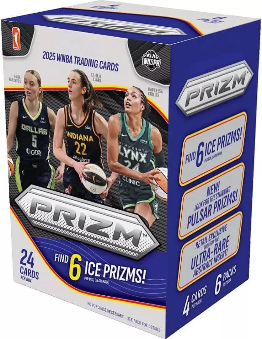 2025 Panini Prizm WNBA Basketball 6-Pack Blaster Box (Ice Prizms!)