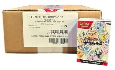 Pokemon TCG: Scarlet & Violet (SV8.5) Prismatic Evolutions Booster Bundle Case