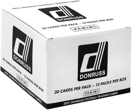 2021 Donruss Football Jumbo Value Fat 12-Pack Box