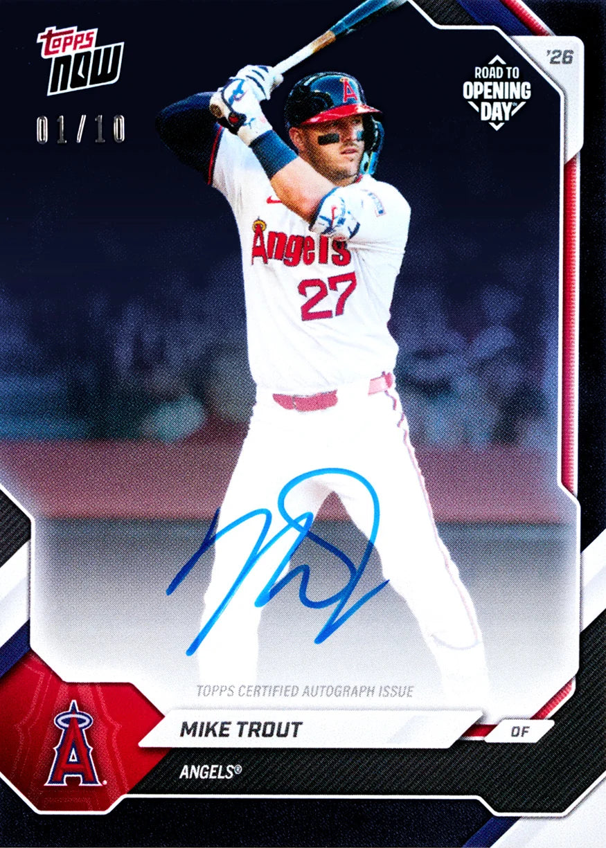 2026 MLB Topps NOW® Road To Opening Day – Autograph Collector’s Box