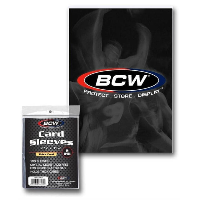 BCW Thick Card Sleeves - Trademark Sports Cards & Memorabilia