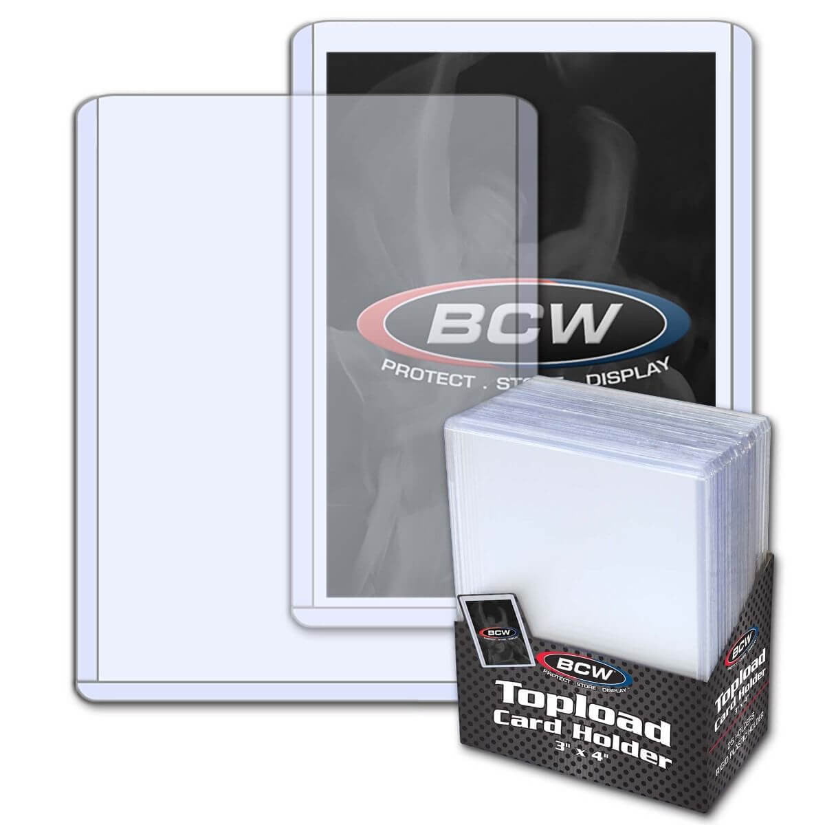 BCW 3x4 Topload Card Holder - Standard - Trademark Sports Cards & Memorabilia