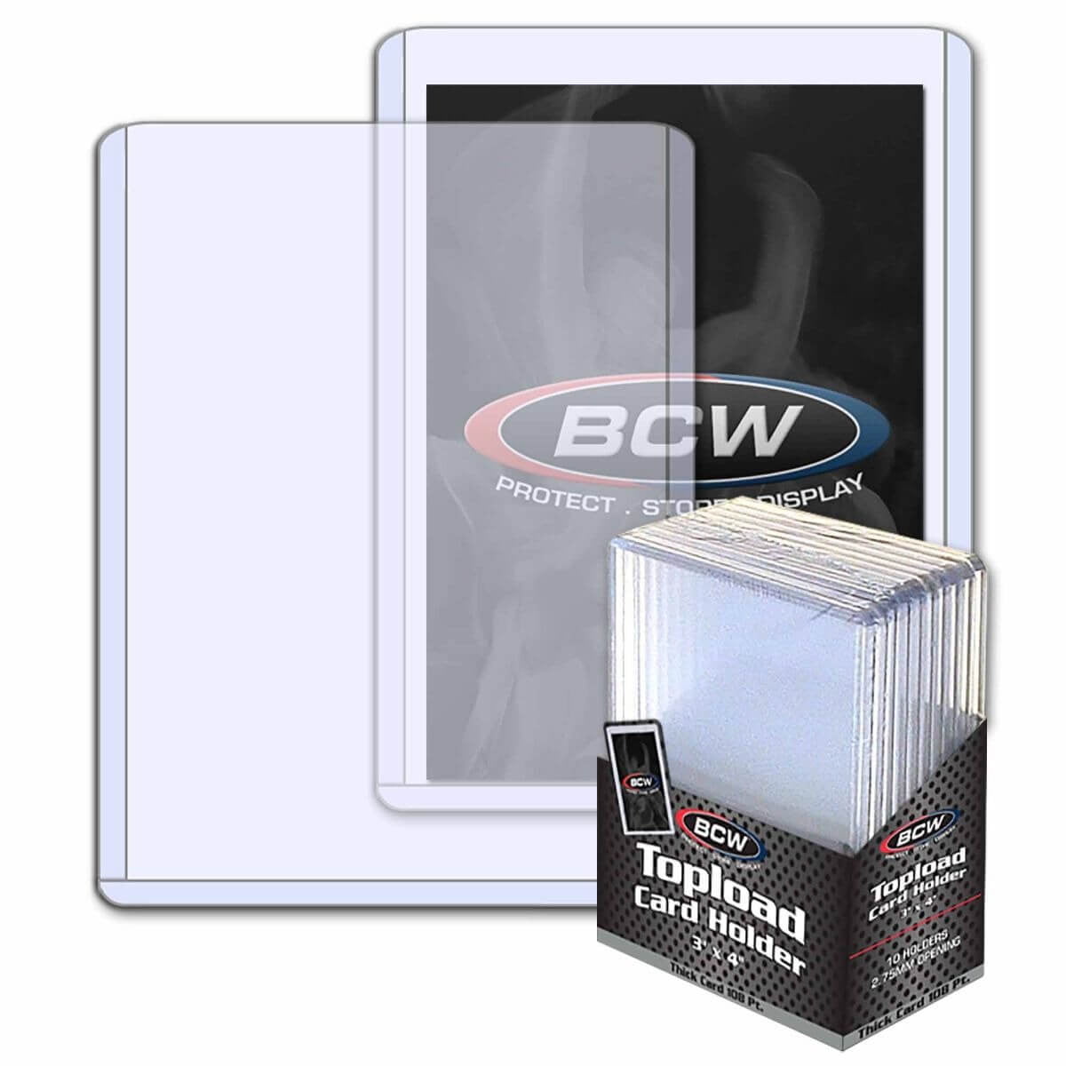 BCW Thick Card Topload Holder - 108 PT. - Trademark Sports Cards & Memorabilia