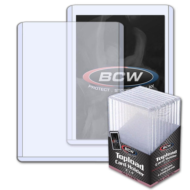 BCW Thick Card Topload Holder - 168 PT. - Trademark Sports Cards & Memorabilia