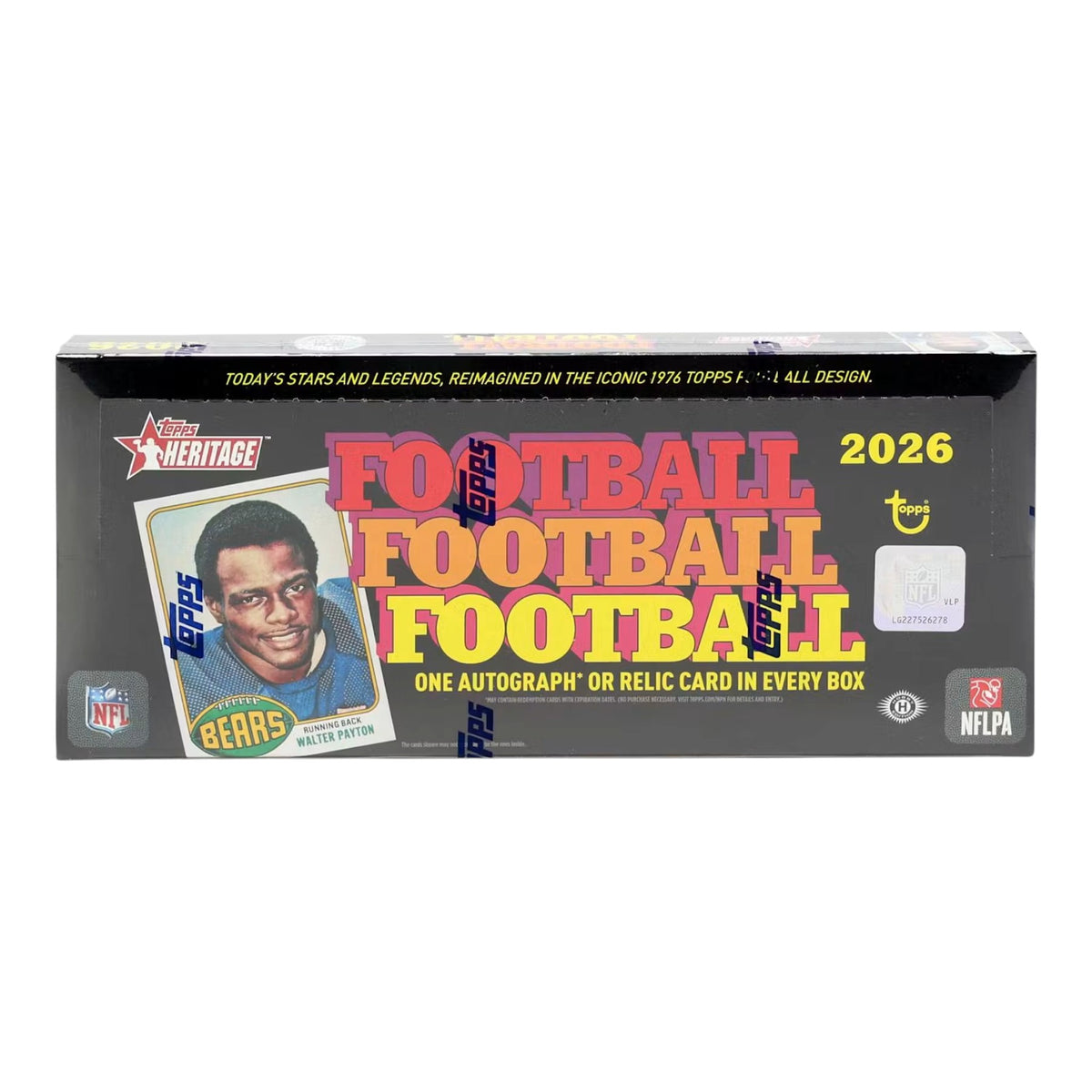 2026 Topps Heritage Football Hobby Box