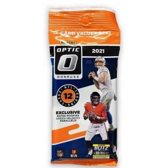 2021 Donruss Optic Football Fat Pack (Green Velocity!)