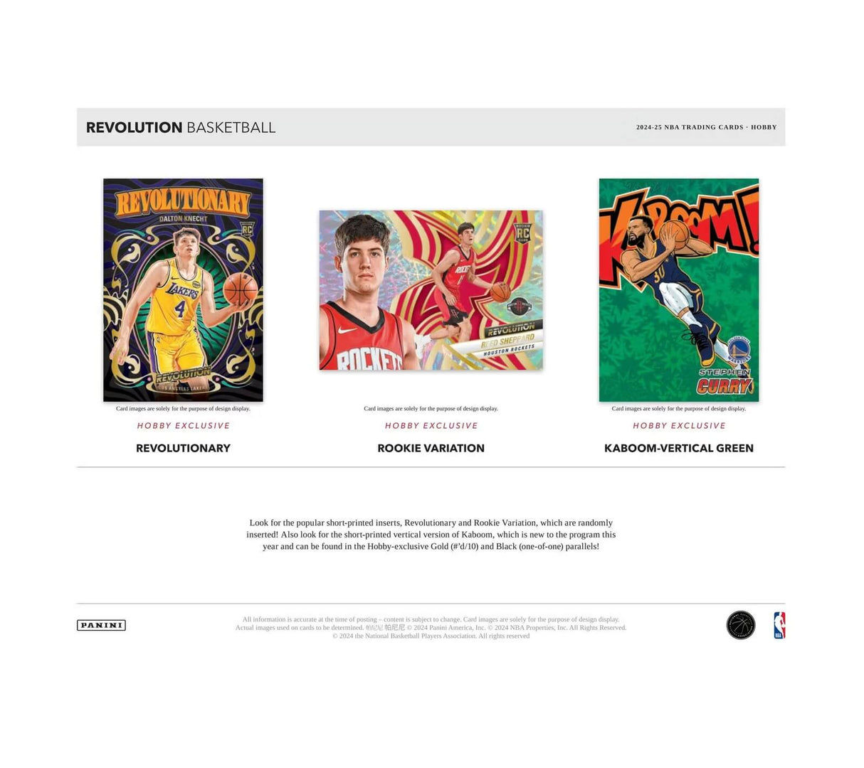 2024/25 Panini Revolution Basketball Hobby Box