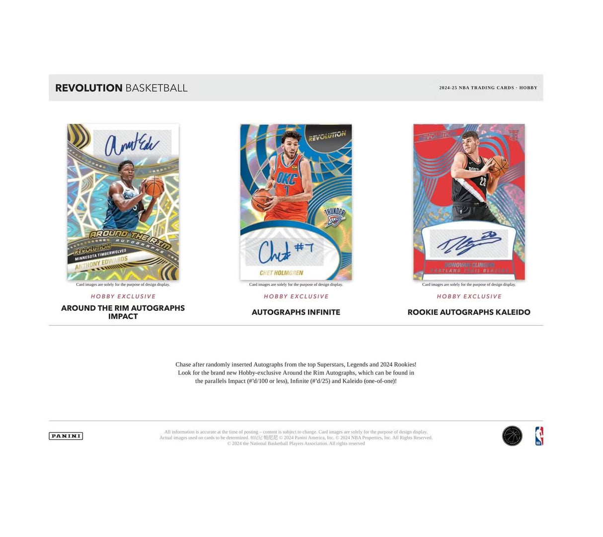 2024/25 Panini Revolution Basketball Hobby Box