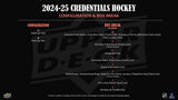 2024/25 Upper Deck Credentials Hockey Hobby Box